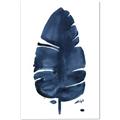 Picture of Blue Tropical Leaf II _GroupedProduct_Rectangle_Portrait_Canvas_