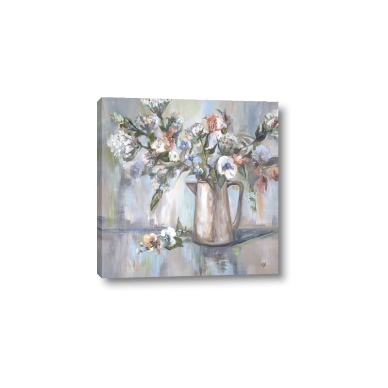 Picture of Beautiful Flower In Jar _GroupedProduct_Square_Canvas_