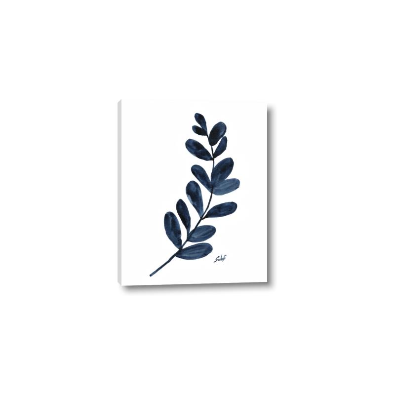 Picture of Blue Leaves VI _GroupedProduct_Rectangle_Portrait_Canvas_