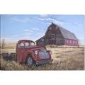 Picture of Red Wooden Barn _GroupedProduct_Rectangle_Landscape_Canvas_