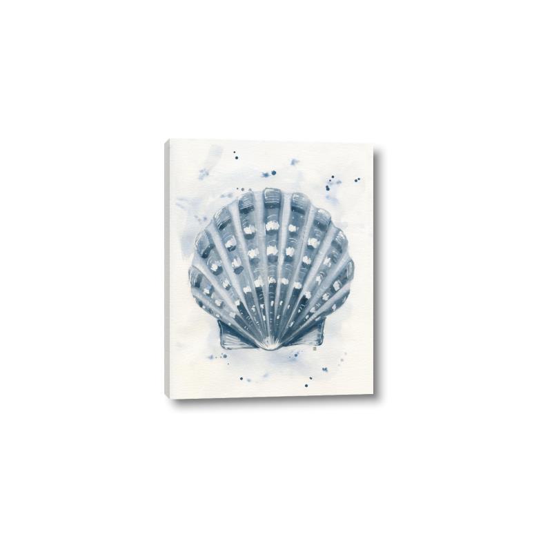 Picture of Blue Seashell _GroupedProduct_Rectangle_Portrait_Canvas_