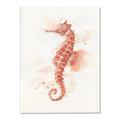 Picture of Coral Seahorse _GroupedProduct_Rectangle_Portrait_Canvas_