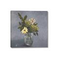Picture of Drinking Glass With Flower _GroupedProduct_Square_Canvas_