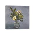 Picture of Drinking Glass With Flower _GroupedProduct_Square_Canvas_