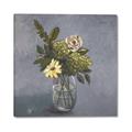 Picture of Drinking Glass With Flower _GroupedProduct_Square_Canvas_