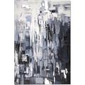 Picture of Abstract With Silver Foil _GroupedProduct_Rectangle_Portrait_Canvas_