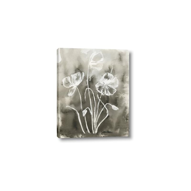 Picture of Brown & White Flower I  _GroupedProduct_Rectangle_Portrait_Canvas_