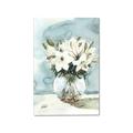 Picture of Flower In Glass Jar _GroupedProduct_Rectangle_Portrait_Canvas_