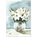 Picture of Flower In Glass Jar _GroupedProduct_Rectangle_Portrait_Canvas_