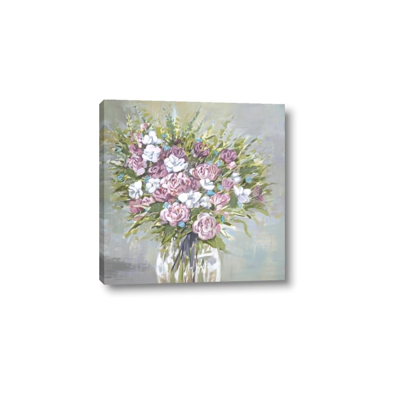 Picture of Pink And White Roses _GroupedProduct_Square_Canvas_
