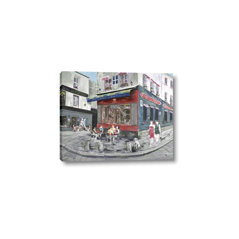 Picture of Centre Ville Café II _GroupedProduct_Rectangle_Landscape_Canvas_