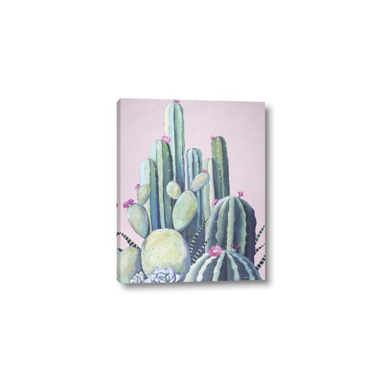 Picture of Pink Cactus _GroupedProduct_Rectangle_Portrait_Canvas_