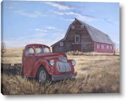 Picture of Red Wooden Barn