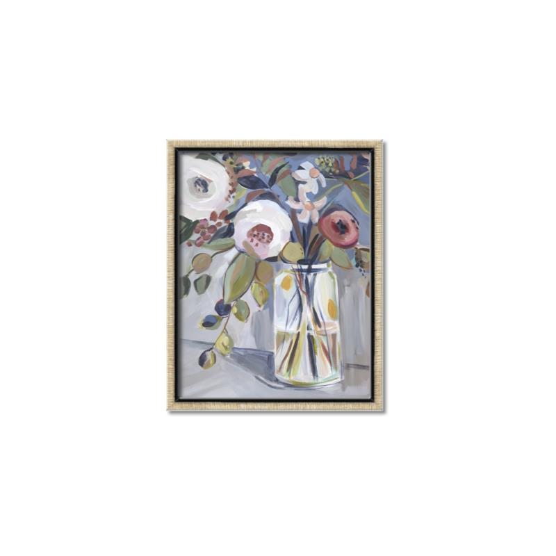 Picture of Bottle Neck Vase _GroupedProduct_Rectangle_Portrait_Canvas_Framed_