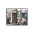 Picture of Door Arched Flower _GroupedProduct_Rectangle_Landscape_Canvas_Framed_