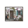 Picture of Door Arched Flower _GroupedProduct_Rectangle_Landscape_Canvas_Framed_