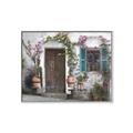 Picture of Door Arched Flower _GroupedProduct_Rectangle_Landscape_Canvas_Framed_