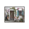 Picture of Door Arched Flower _GroupedProduct_Rectangle_Landscape_Canvas_Framed_