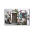 Picture of Door Arched Flower _GroupedProduct_Rectangle_Landscape_Canvas_Framed_