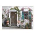 Picture of Door Arched Flower _GroupedProduct_Rectangle_Landscape_Canvas_Framed_