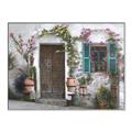 Picture of Door Arched Flower _GroupedProduct_Rectangle_Landscape_Canvas_Framed_
