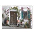 Picture of Door Arched Flower _GroupedProduct_Rectangle_Landscape_Canvas_Framed_