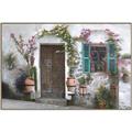Picture of Door Arched Flower _GroupedProduct_Rectangle_Landscape_Canvas_Framed_