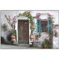 Picture of Door Arched Flower _GroupedProduct_Rectangle_Landscape_Canvas_Framed_
