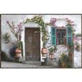 Picture of Door Arched Flower _GroupedProduct_Rectangle_Landscape_Canvas_Framed_