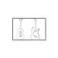 Picture of Guitar _GroupedProduct_Rectangle_Landscape_Canvas_Framed_