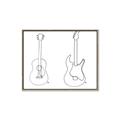 Picture of Guitar _GroupedProduct_Rectangle_Landscape_Canvas_Framed_