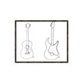 Picture of Guitar _GroupedProduct_Rectangle_Landscape_Canvas_Framed_