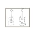 Picture of Guitar _GroupedProduct_Rectangle_Landscape_Canvas_Framed_