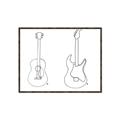 Picture of Guitar _GroupedProduct_Rectangle_Landscape_Canvas_Framed_