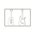 Picture of Guitar _GroupedProduct_Rectangle_Landscape_Canvas_Framed_