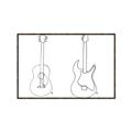 Picture of Guitar _GroupedProduct_Rectangle_Landscape_Canvas_Framed_