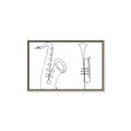 Picture of Saxophone _GroupedProduct_Rectangle_Landscape_Canvas_Framed_