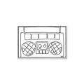 Picture of Portable Radio _GroupedProduct_Rectangle_Landscape_Canvas_Framed_
