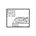 Picture of Turntable _GroupedProduct_Rectangle_Landscape_Canvas_Framed_
