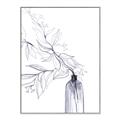 Picture of Flowering Tree Twigs I _GroupedProduct_Rectangle_Portrait_Canvas_Framed_