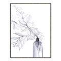 Picture of Flowering Tree Twigs I _GroupedProduct_Rectangle_Portrait_Canvas_Framed_