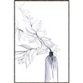 Picture of Flowering Tree Twigs I _GroupedProduct_Rectangle_Portrait_Canvas_Framed_