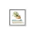 Picture of Pot On The Books I _GroupedProduct_Square_Canvas_Framed_