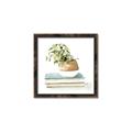 Picture of Pot On The Books I _GroupedProduct_Square_Canvas_Framed_