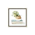 Picture of Pot On The Books I _GroupedProduct_Square_Canvas_Framed_