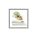 Picture of Pot On The Books I _GroupedProduct_Square_Canvas_Framed_