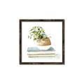 Picture of Pot On The Books I _GroupedProduct_Square_Canvas_Framed_