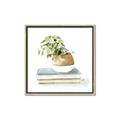 Picture of Pot On The Books I _GroupedProduct_Square_Canvas_Framed_