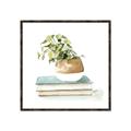 Picture of Pot On The Books I _GroupedProduct_Square_Canvas_Framed_