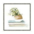 Picture of Pot On The Books I _GroupedProduct_Square_Canvas_Framed_